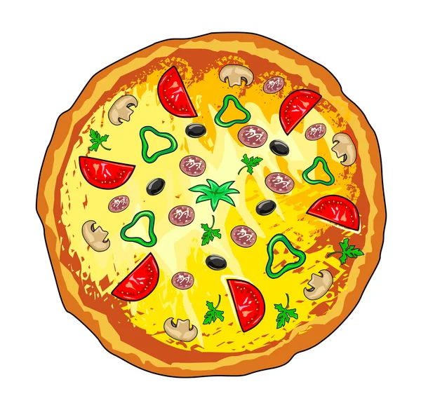 Farine de pizza — Image vectorielle
