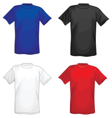 T-shirt design templates clipart