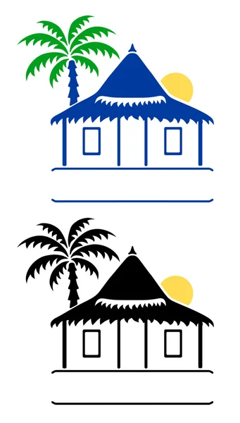 Panneaux de bungalow — Image vectorielle