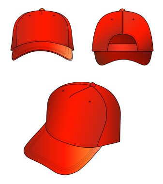 Red cap clipart