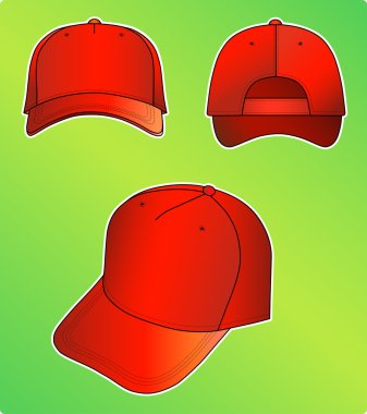 Red cap clipart