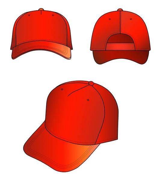 Red cap — Stock Vector