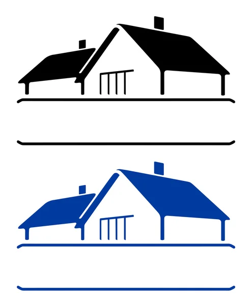 房子标志 — 图库矢量图片