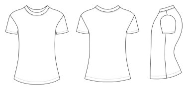 T-shirt vector illustration clipart