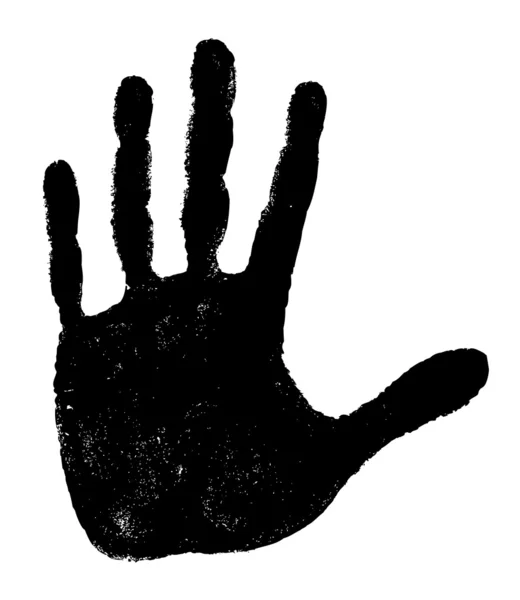 Impressão da mão — Vetor de Stock