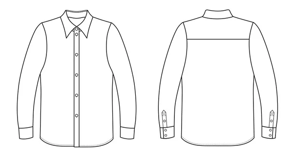 Diseño de camisa — Archivo Imágenes Vectoriales