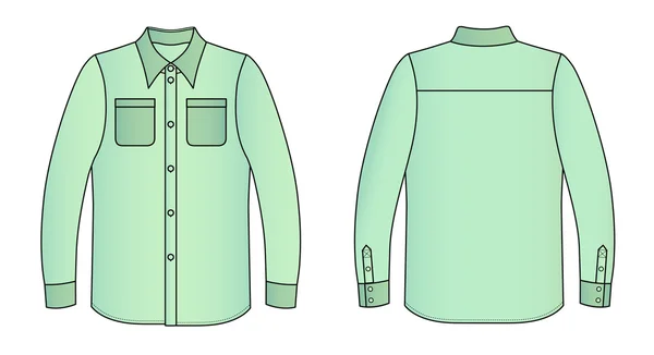 Skjorta design — Stock vektor