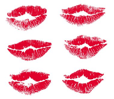 Collection print of lips clipart