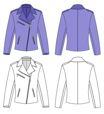 Woman's Jacket clipart