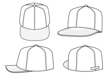 Rap cap clipart