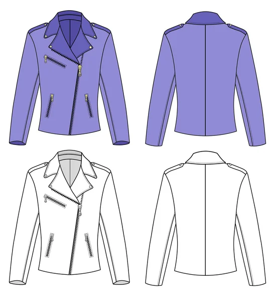 Woman's Jacket — Stock Vector