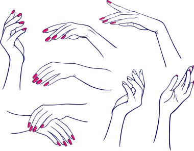 Hand Nails Free Vector Eps Cdr Ai Svg Vector Illustration Graphic Art