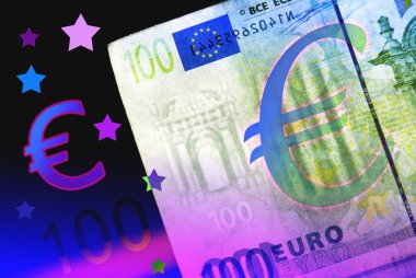 Euro banknote clipart