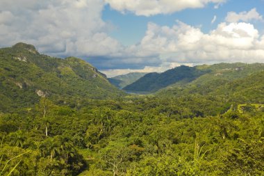 Panoramic of Escambray Mountains clipart