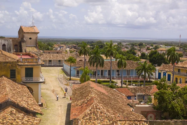 典型的な植民地通り、トリニダード、キューバ — ストック写真