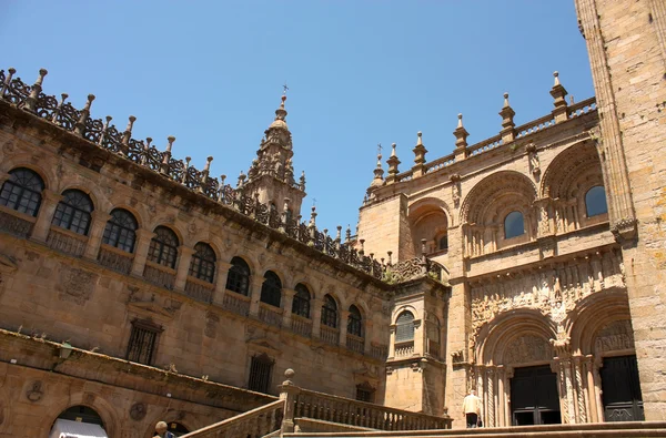 大教堂-圣地亚哥德孔波斯特拉西班牙 — 图库照片