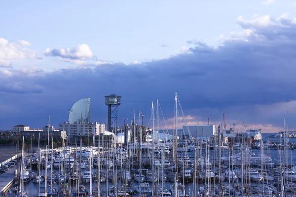 El puerto de barcelona — Foto de Stock