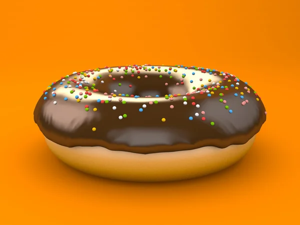 洒甜甜圈 — 图库照片