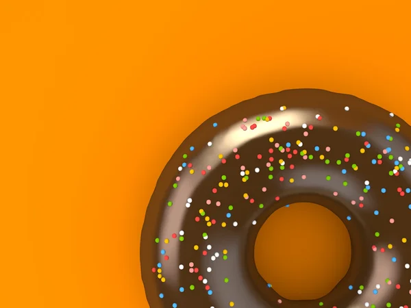Sprinkled Donut — Stock Photo, Image