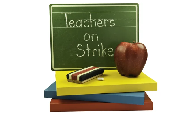 Insegnanti in sciopero — Foto Stock
