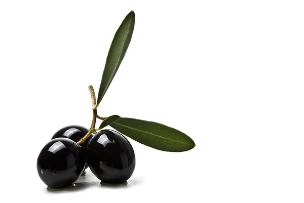 Schwarze Oliven. — Stockfoto