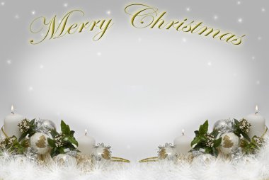 Christmas card. clipart