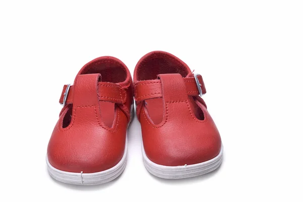 Rode schoenen. — Stockfoto