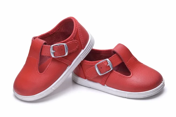 Buty w kolorze czerwonym. — Zdjęcie stockowe
