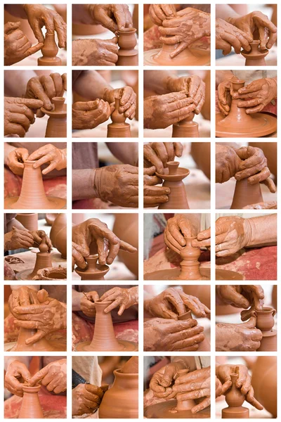 Χέρια που εργάζονται. — Φωτογραφία Αρχείου