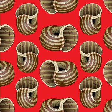 Snail background pattern clipart