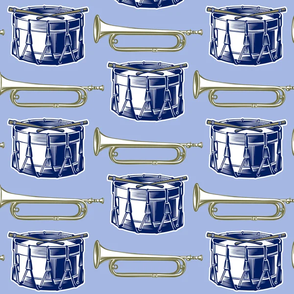 Music jazz band background — Stock Vector