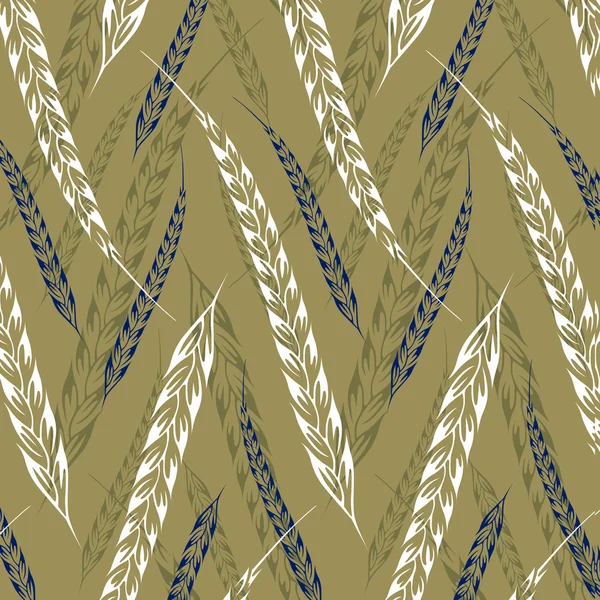 小麦の耳パターン — ストックベクタ