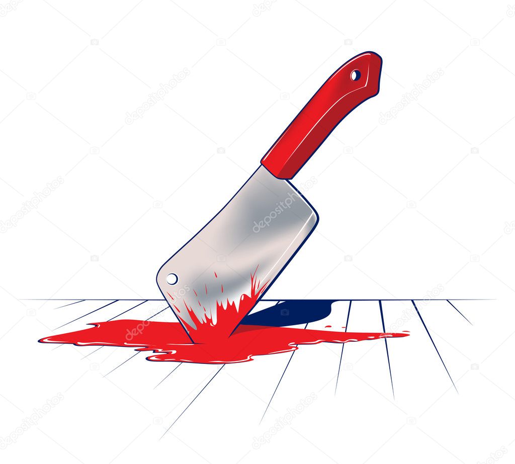 Sharp kitchen knife blade