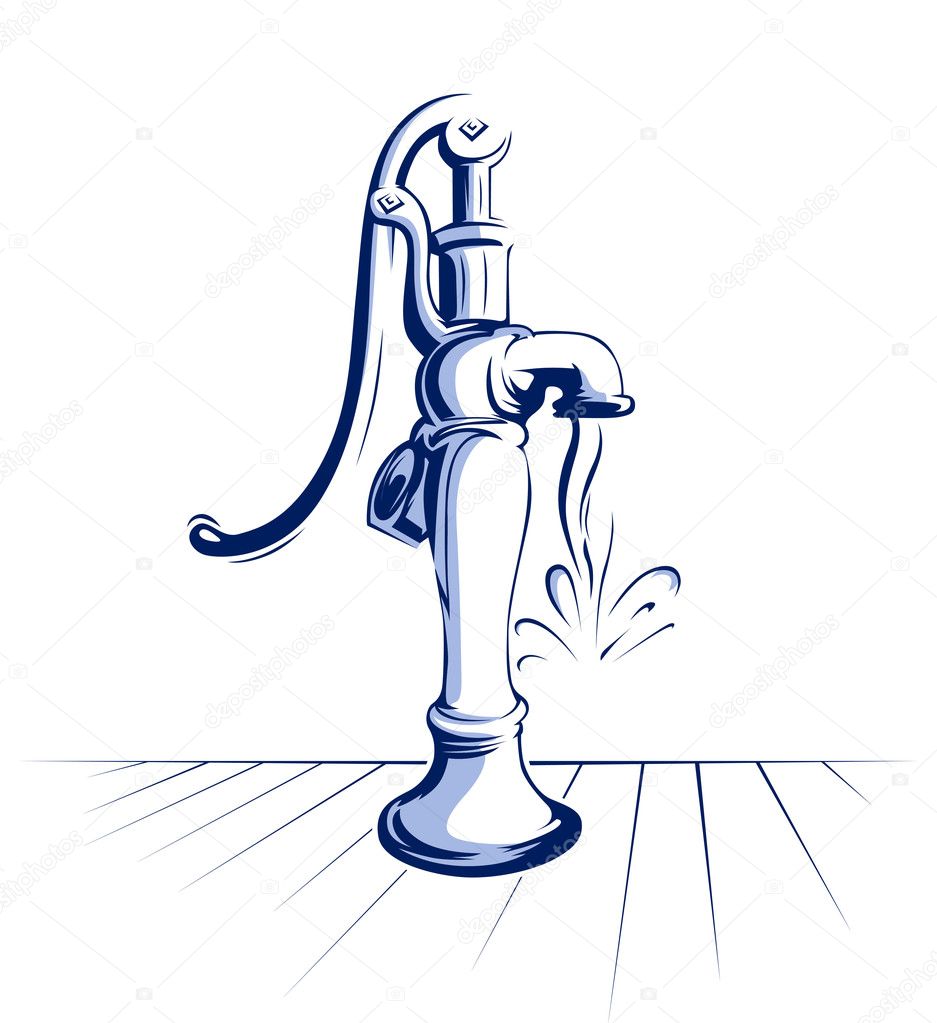 Retro water tap