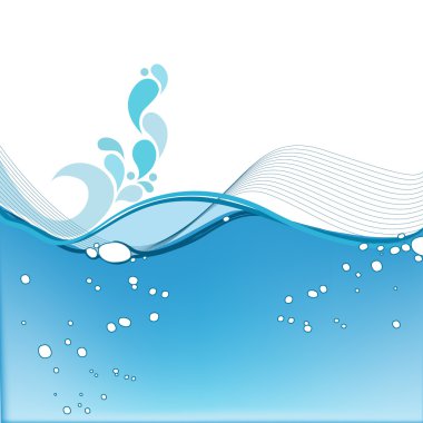 Elegant aqua business background clipart