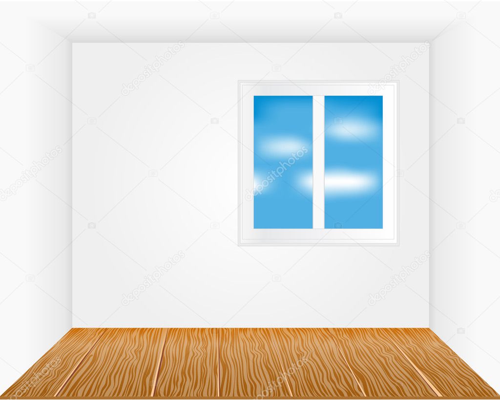 Illustration of empty room
