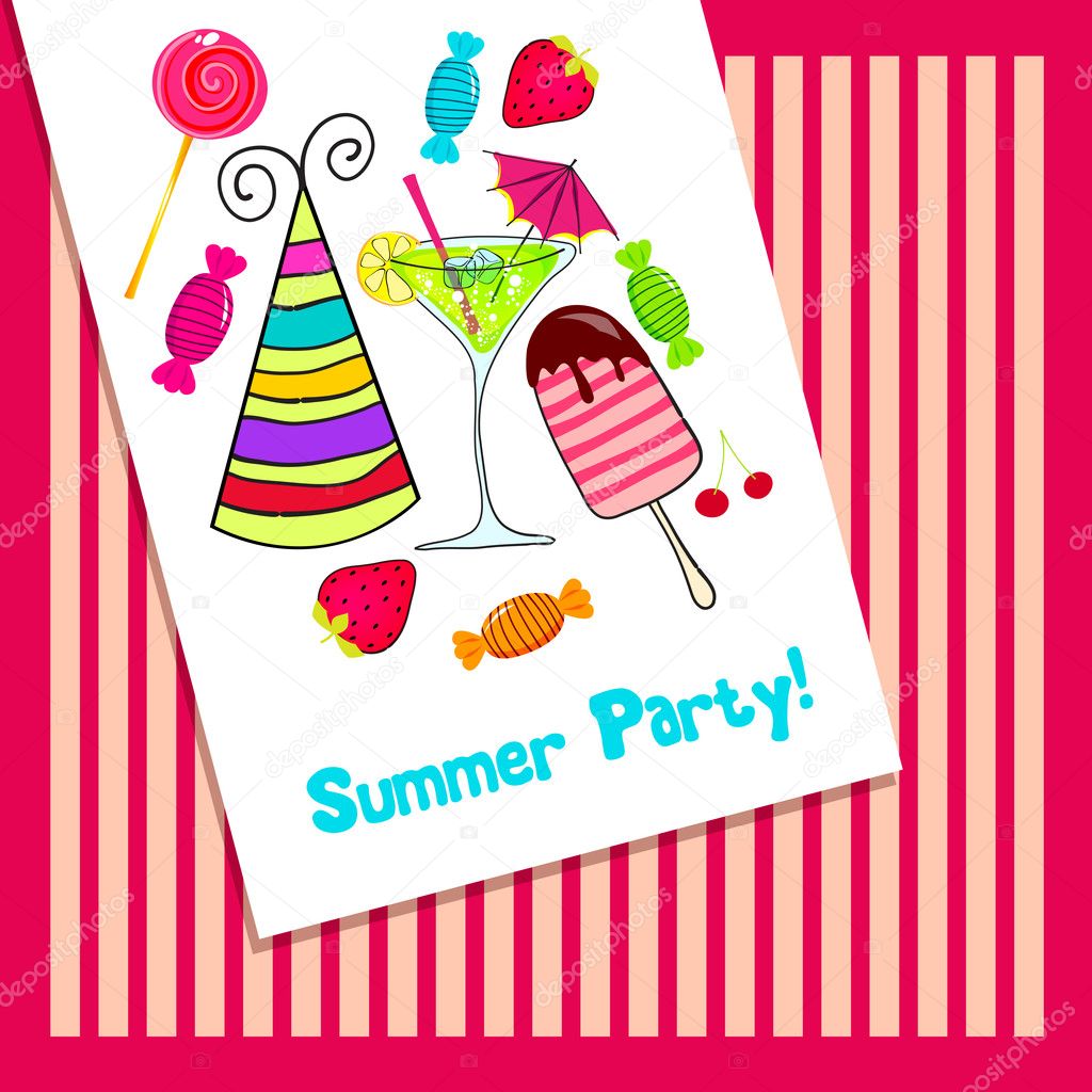 Cute summer party