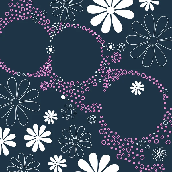 Élégant fond floral abstrait d'affaires — Image vectorielle