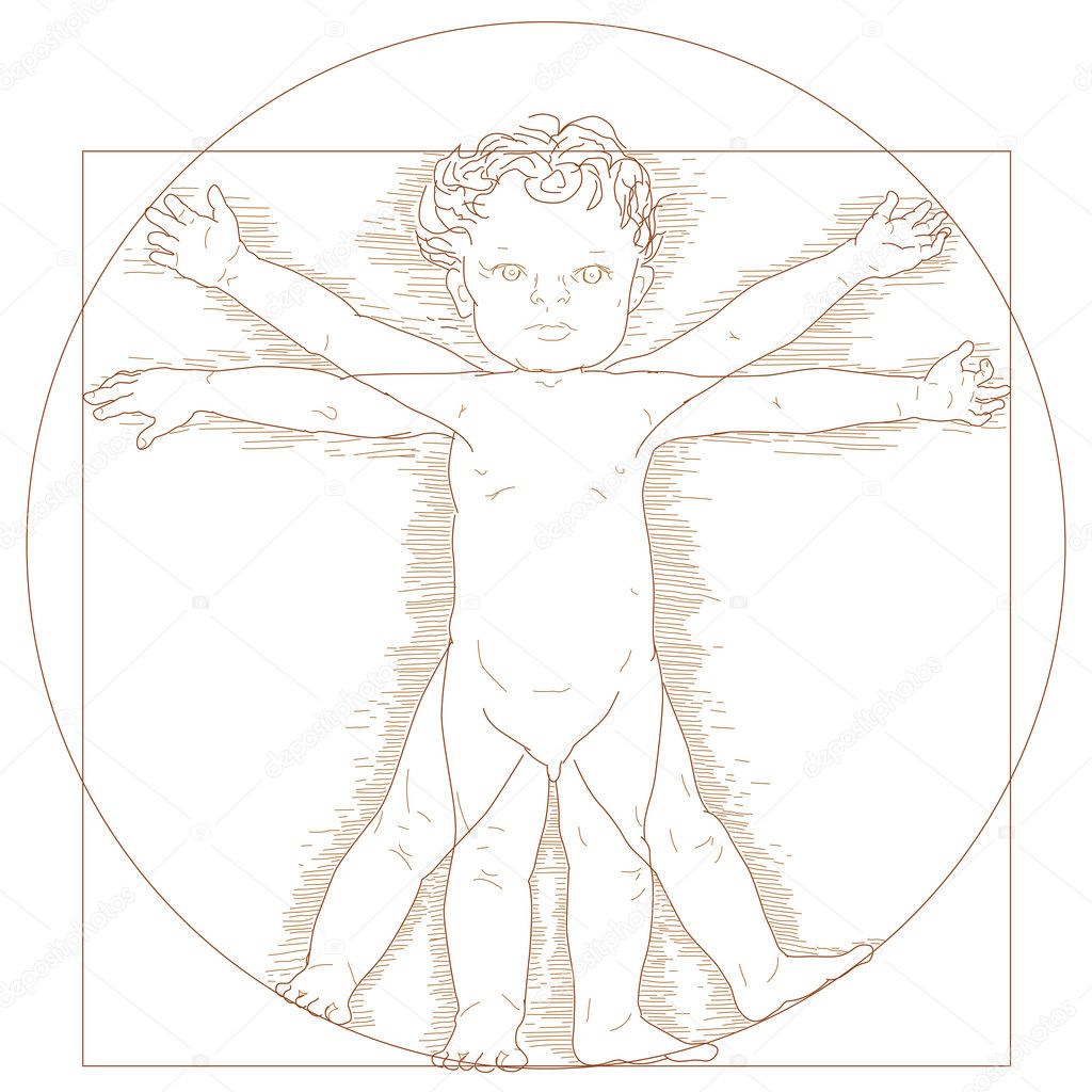 Vitruvian child
