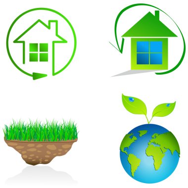 Eco symbols clipart