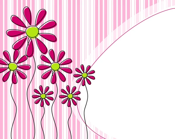 Elegante abstract floral achtergrond — Stockvector