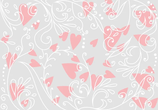 Красивий квітковий романтичний фон — стоковий вектор