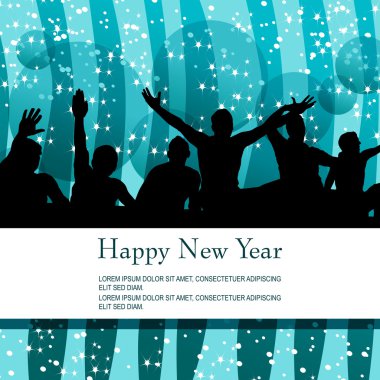 Beautiful New Year clipart