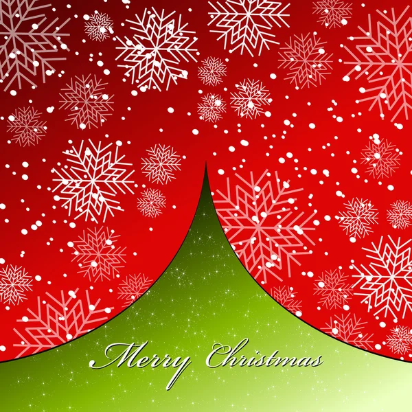 Belle carte de Noël — Image vectorielle