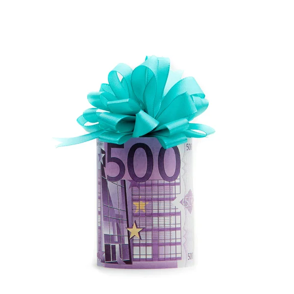 500 euro regalo di denaro — Foto Stock