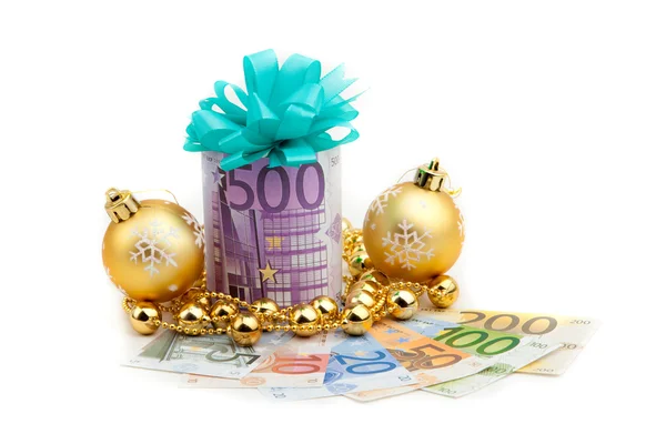 500 Euro Geldgeschenk — Stockfoto