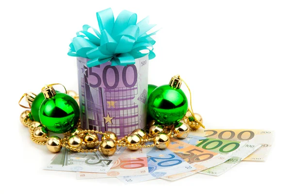500 euros regalo de dinero — Foto de Stock