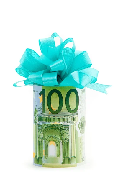 100 euro para hediye — Stok fotoğraf