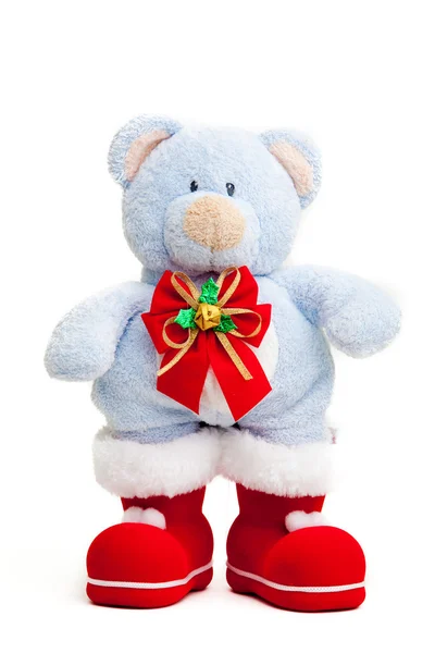 Teddy bear . Isolated over white. — Stock Photo, Image