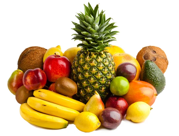 Früchte isoliert — Stockfoto
